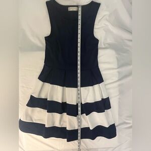 Altar'd State navy and white dress